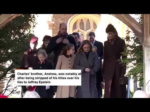 British royals gather for Christmas service without Andrew | REUTERS