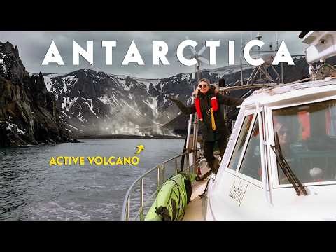 We Sailed Into an Active Volcano…in Antarctica!