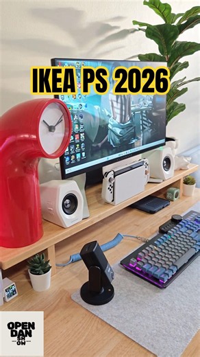 IKEA PS 2026 clock on My Desk⏰️
