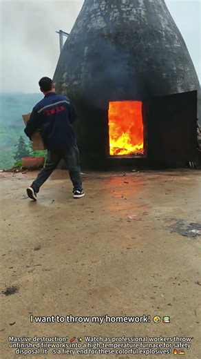 Destroying Fireworks: Inside The Hell Furnace! 🔥🧨