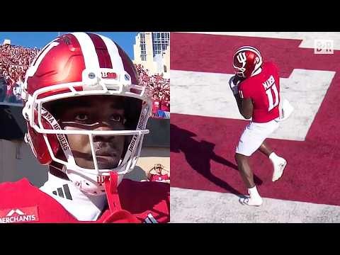 Indiana WR Steps Out of Bounds on Potential Game-Winning TD vs. Ohio State