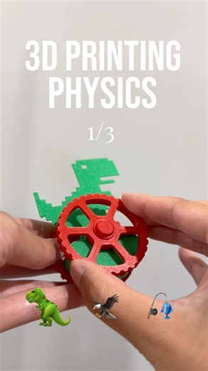 3D Printing Physics 🦖