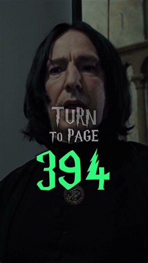 Snape: "Turn to page 394." 🐍🖤 #harrypotter