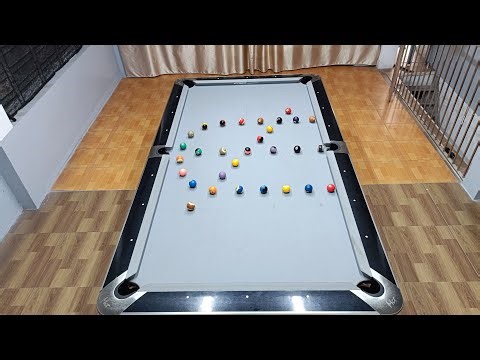 Symbol ∉ with 30 Balls | One Shot Pool Challenge