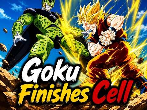 Dragon Ball Z►Goku Destroys Cell with Instant Transmission Kamehameha! Cell Games Saga (English Sub)