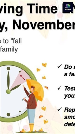 Daylight Saving Time ENDS Sunday! ⏰🍂