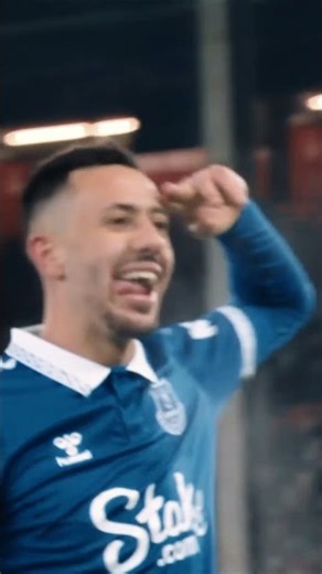 The paintbrush 🖌️ Throwing it back to Dwight's stunning winner at the City Ground 🤌 #NFOEVE #everton