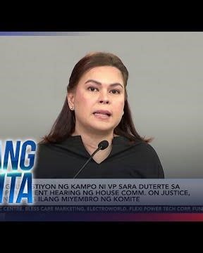 Kampo ni VP Duterte, humiling sa Korte Suprema na ipatigil ang impeachment... | Unang Balita