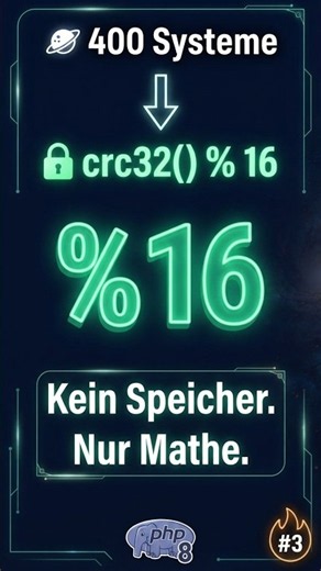 400 Systeme ohne Extra-Tabelle? Der CRC32-Trick! 🔒 #shorts #indiedev #gaming
