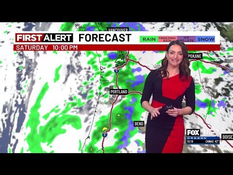 Saturday evening weather forecast (1/3)