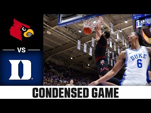 Louisville vs. Duke Condensed Game | 2025-26 ACC Men's Basketball