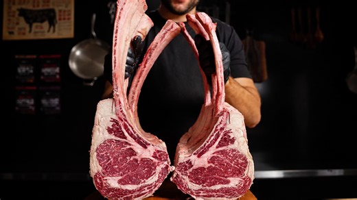 These unusual steaks aren’t sold in stores so he had them made