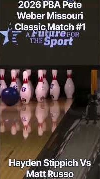2026 PBA Pete Weber Missouri Classic Match #1 #sports #bowling #pba