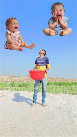 Flying crying babies Catching vs danching frog,, cute bhabhi,, parrot,, good day funnyvideo #funny