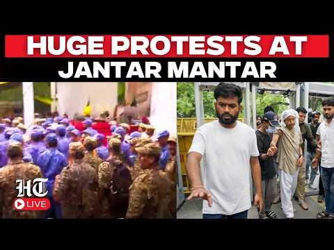 LIVE: Sonam Wangchuk Taken To Hospital, Full Security Deployed At Jantar Mantar | RAF |Delhi Police