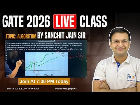 Matrix Chain Multiplication🧮 | GATE 2026 🎯 – Algorithms by Sanchit Sir 💡📖 | KG LIVE 🚨📡 @ 7:30 PM ⏱️