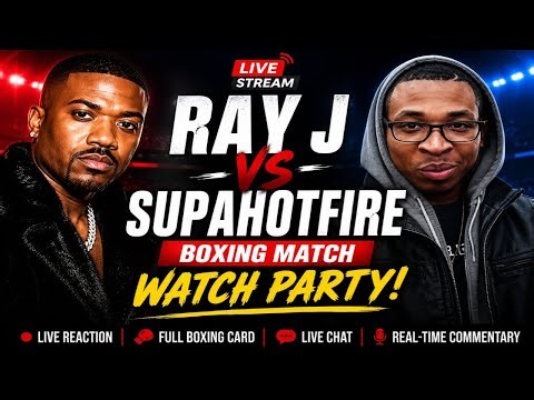 RAY J vs SUPA HOT FIRE FULL BOXING CARD LIVE