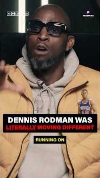 Sprinting on a treadmill at max incline IN COMBAT BOOTS is some CRAZY work 🤯 #DennisRodman