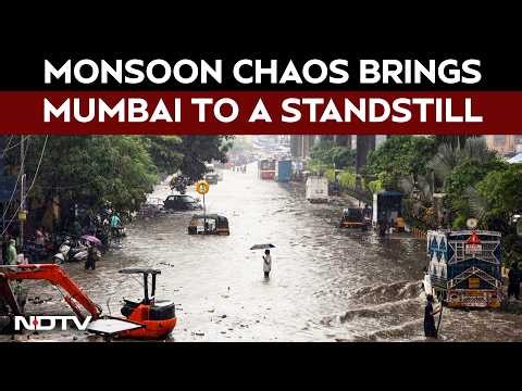 Mumbai Rain News | Mumbai Rains Trigger Flooding, Traffic Chaos Across City