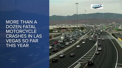 Motorcycle fatality near 215 and Decatur adds to rising crash concerns in Las Vegas