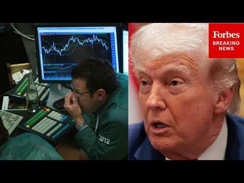 Trump Offers Few New Details On Iran War In Prime Time Speech—Dow Jones Drops By 500 Points