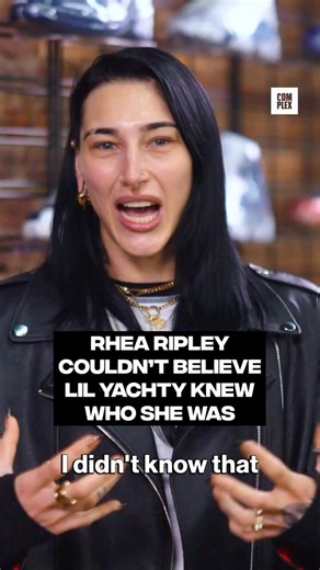 Rhea Ripley couldn't believe Lil Yachty knew who she was #SneakerShopping