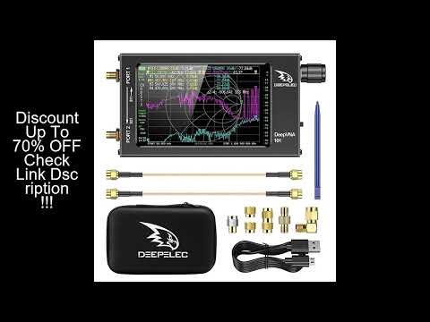 DeepVNA-101 4.3 inch Antenna Analyzer 10k-1.5GHz SWR Meter VHF UHF Network Analyzer HW3.2 IPS LCD +