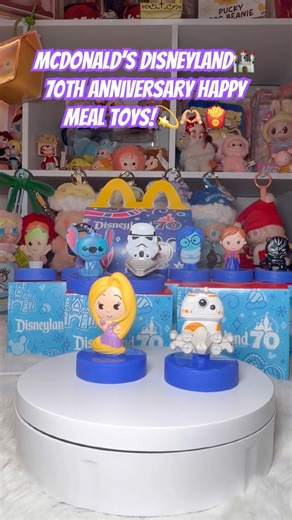 #unboxing Disney 70th Anniversary x Mcdonald’s Happy Meal🏰🍟✨💫#shorts#mcdonalds#asmr#viral#disney