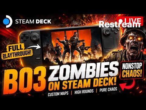 These BO3 Zombies Maps Get INSANE FAST on Steam Deck LIVE