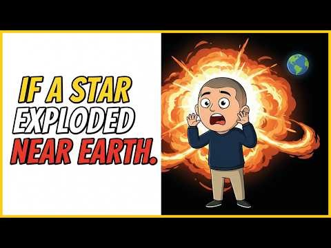 A Star Exploded Near Earth. Here's Exactly How You D*e.