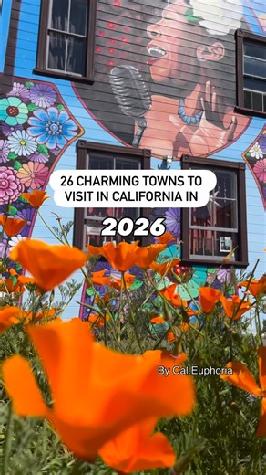 Explore California on Instagram: "Here’s a list of charming towns throughout California to visit in 2026! From coastal gems to tiny mountain villages; from rustic cowboy towns to old historic logging towns….there’s lots to explore! Eureka Mendocino Mill Valley Solvang Grass Valley Cambria Three Rivers Idyllwild Carmel By The Sea Arcata Santa Ynez Truckee Avila Beach Guerneville Nevada City Ferndale Kingsburg Temecula Tustin Ojai Julian Sonoma Auburn Los Alamos Fort Bragg Carlsbad 🚗 #californiar