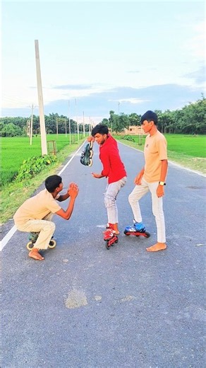 Unique Skating Skills and Techniques You 😇😲 #tiktok #ytshorts #rollerskating #inlineskatingwheels