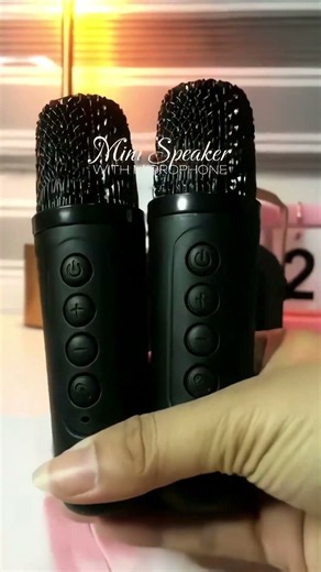 K12 Mini Karaoke Speaker + 2 Mics! 🎤 #Karaoke #HomeKTV #Bluetooth