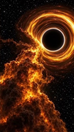 The Cosmic Consumer at Work #Astronomy #Universe