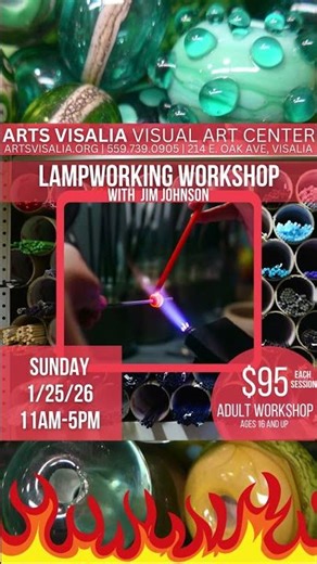 Lampworking Workshop 1/25/26