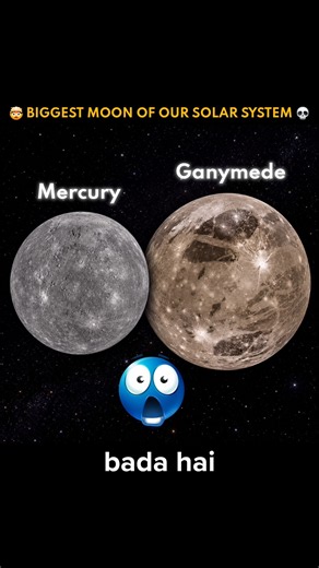 This Moon Is Bigger Than Mercury 😱 #shorts