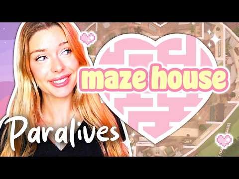 I Tried Building a House in Paralives Out of a MAZE??