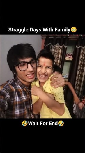 Straggle Days With Family 🥹 || Sourav Joshi Vlogs || #shorts #youtubeshorts