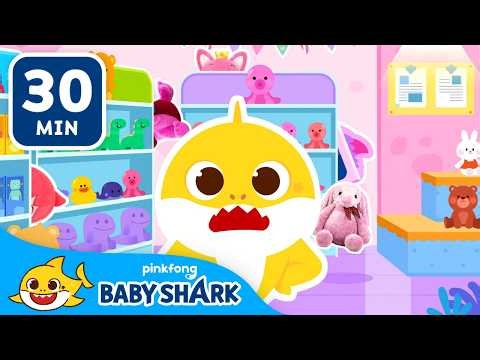 Who's hiding at the Toy Store? | Hide and Seek | Baby Shark Playtime | Baby Shark Official