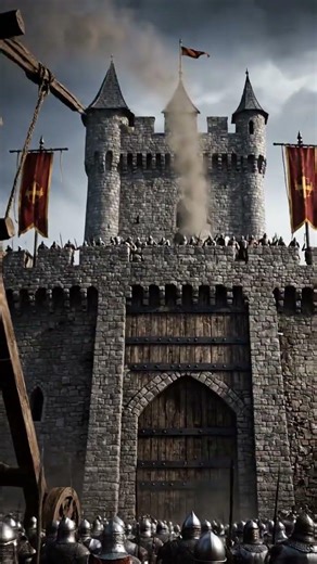 Massive Castle Gate EXPLODES Under Siege