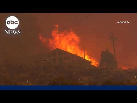 Thousands evacuated, homes destroyed as crews battle wildfire near Reno, NV
