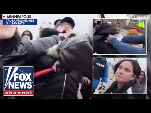 WATCH: Turning Point reporter VICIOUSLY attacked at anti-ICE protest