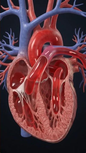 How Blood Flows Through the Heart 🫀 | Complete Blood Circulation Explained