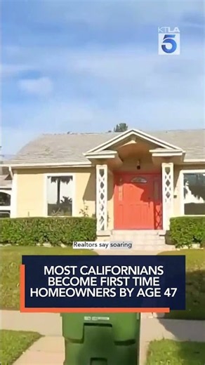 Most Californians become first time homeowners by age 47