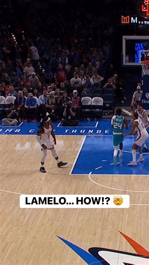 LaMelo Ball’s WILD one-legged leaning-out-of-bounds shot from last night still has us amazed! 😱 | NBA
