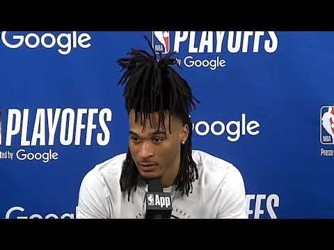 Stephon Castle PostGame Interview | Minnesota Timberwolves vs San Antonio Spurs