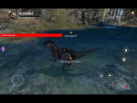 Dinos Online new script again the player Velociraptor in Alien #DinosOnline #Aliens #Bosses