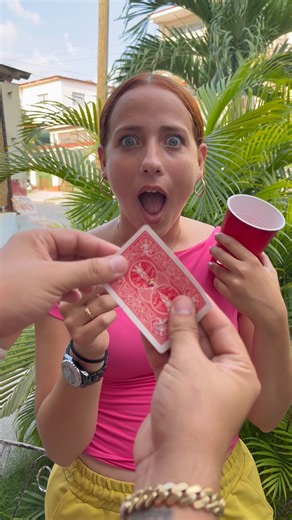 Learn this coin-through-card trick 🪙