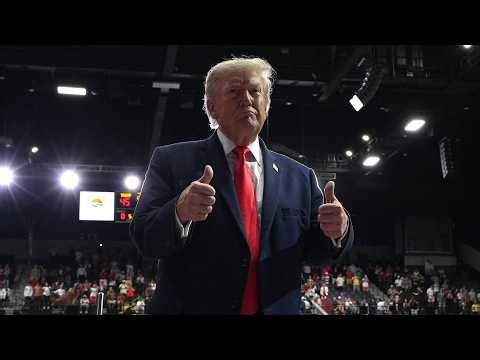 Wild Trump rally in Florida ends with signature dance