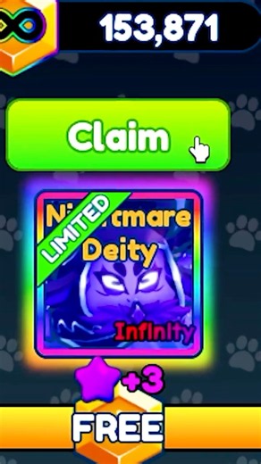 Getting Infinity Nightmare Deity from Season Sinister Pass in BGSI #roblox